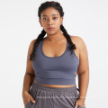 O exercício personalizado de ginástica sutiã de fitness hollow out yoga tops attivewear piloter de volta, plus size esportes sutiã